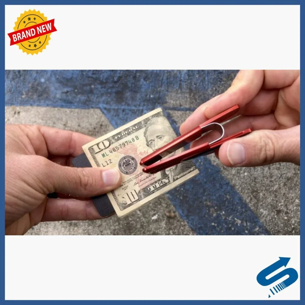 Carbon Fiber Money Clip, Minimalist Wallet Alternative, Card Holder